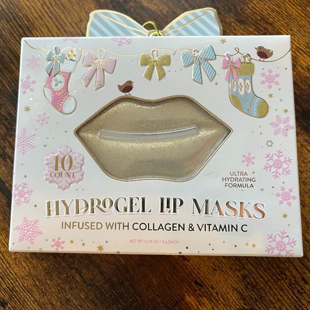 Hydrogel Lip Masks – 10 Count (New)